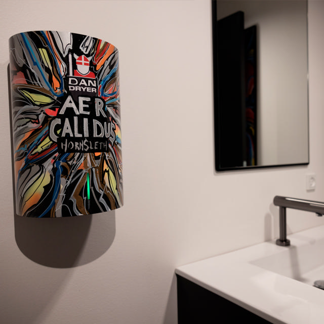 BJÖRK Händetrockner, schwarz 