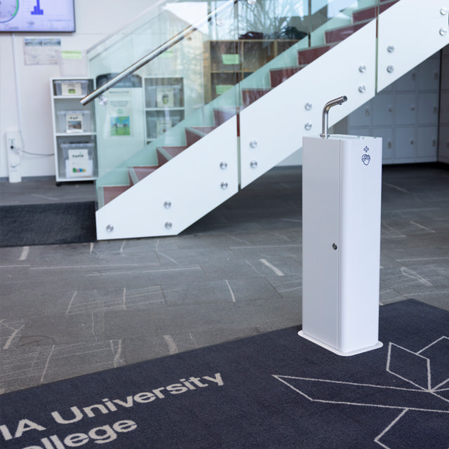 COLUMN, Desinfektionssäule mit Adapter, wahlfreie RAL Classic