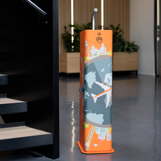 COLUMN, Desinfektionssäule mit Adapter, wahlfreie RAL Classic